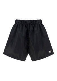 Re-Nylon Gabardine Bermuda Shorts - Black