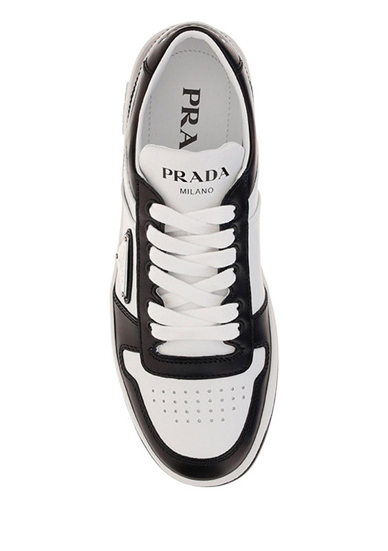 Downtown Leather Sneakers - Black / White