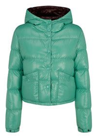 Bardanette Short Down Jacket - Dusty Jade Green