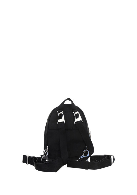 Mini Canvas Kampus Tiger Backpack - Black