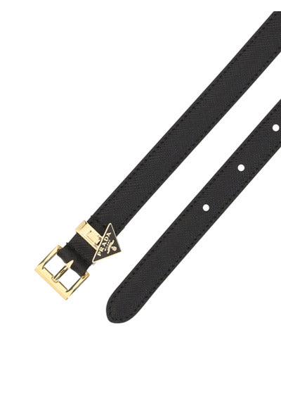 Saffiano belt - Black