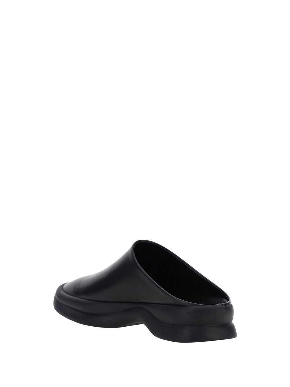 Town Clog In Leather - Black