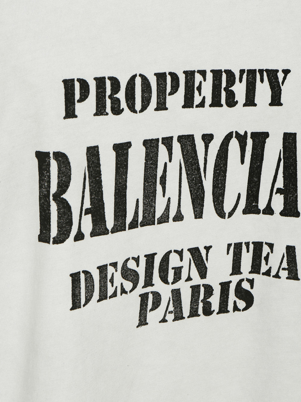 Property of Balenciaga T-Shirt - Off White