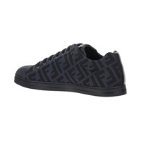 Tech Fabric Low-top Sneakers - Black