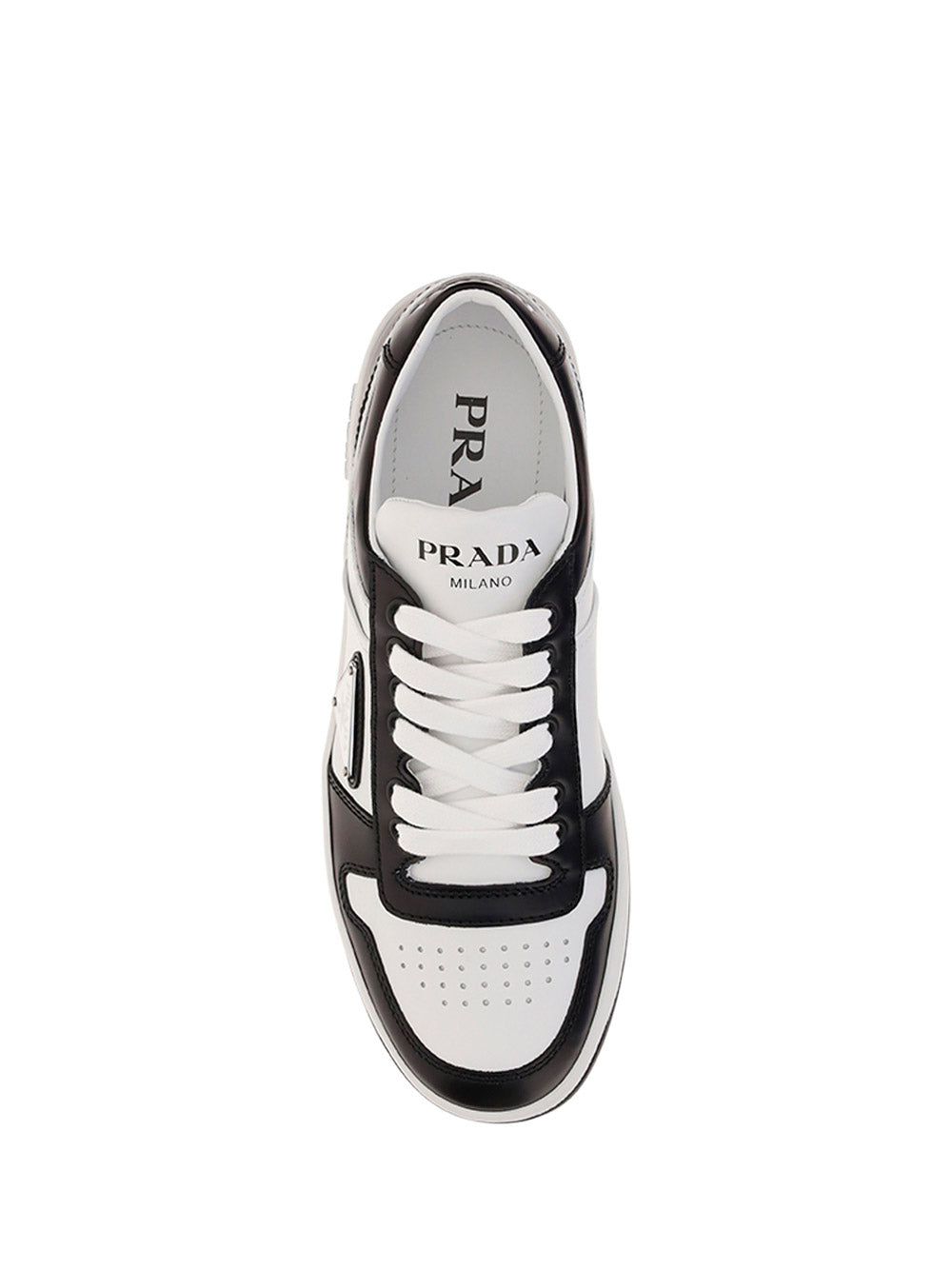 Downtown Leather Sneakers - Black / White