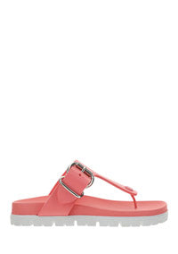 Thong Buckle Sandal - Pink