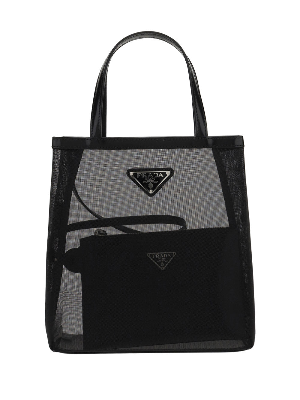 Small Mesh Tote Bag - Black