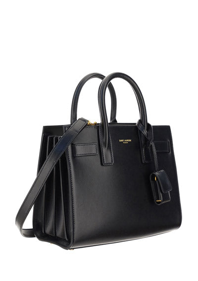 Sac de Jour Nano in Smooth Leather - Black