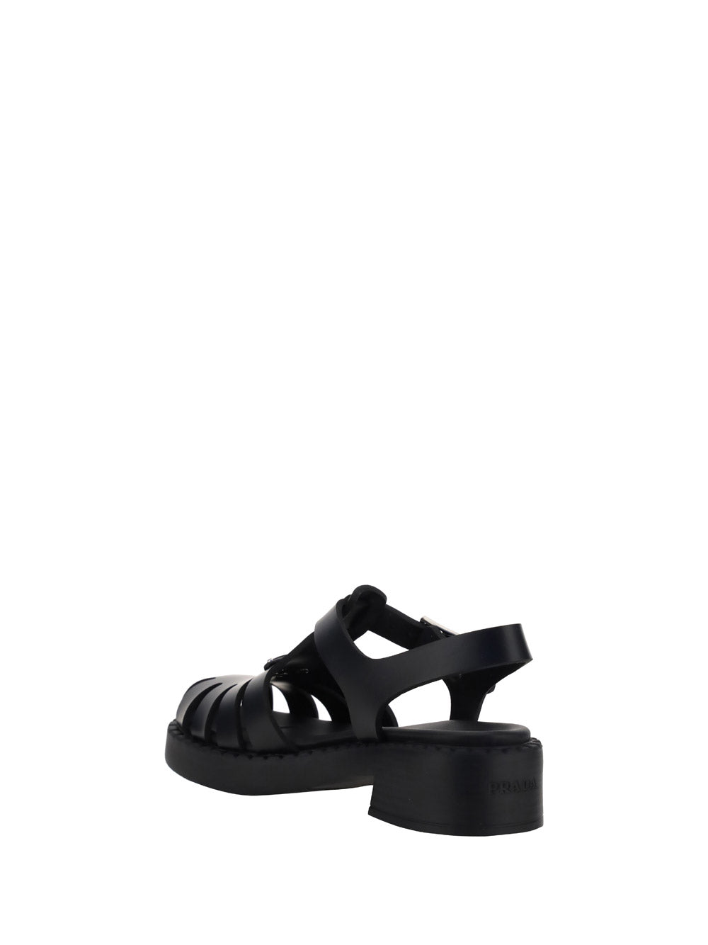 Sporty Foam Rubber Sandal - Black