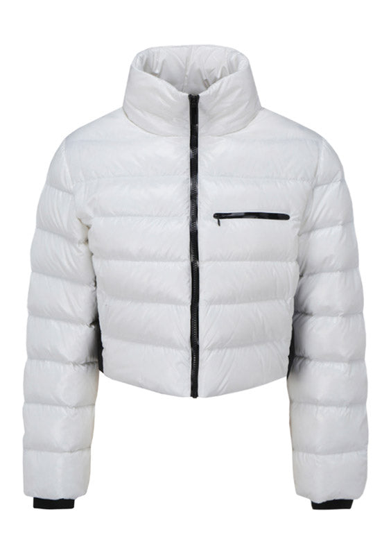 Morgat Short Down Jacket - White / Black