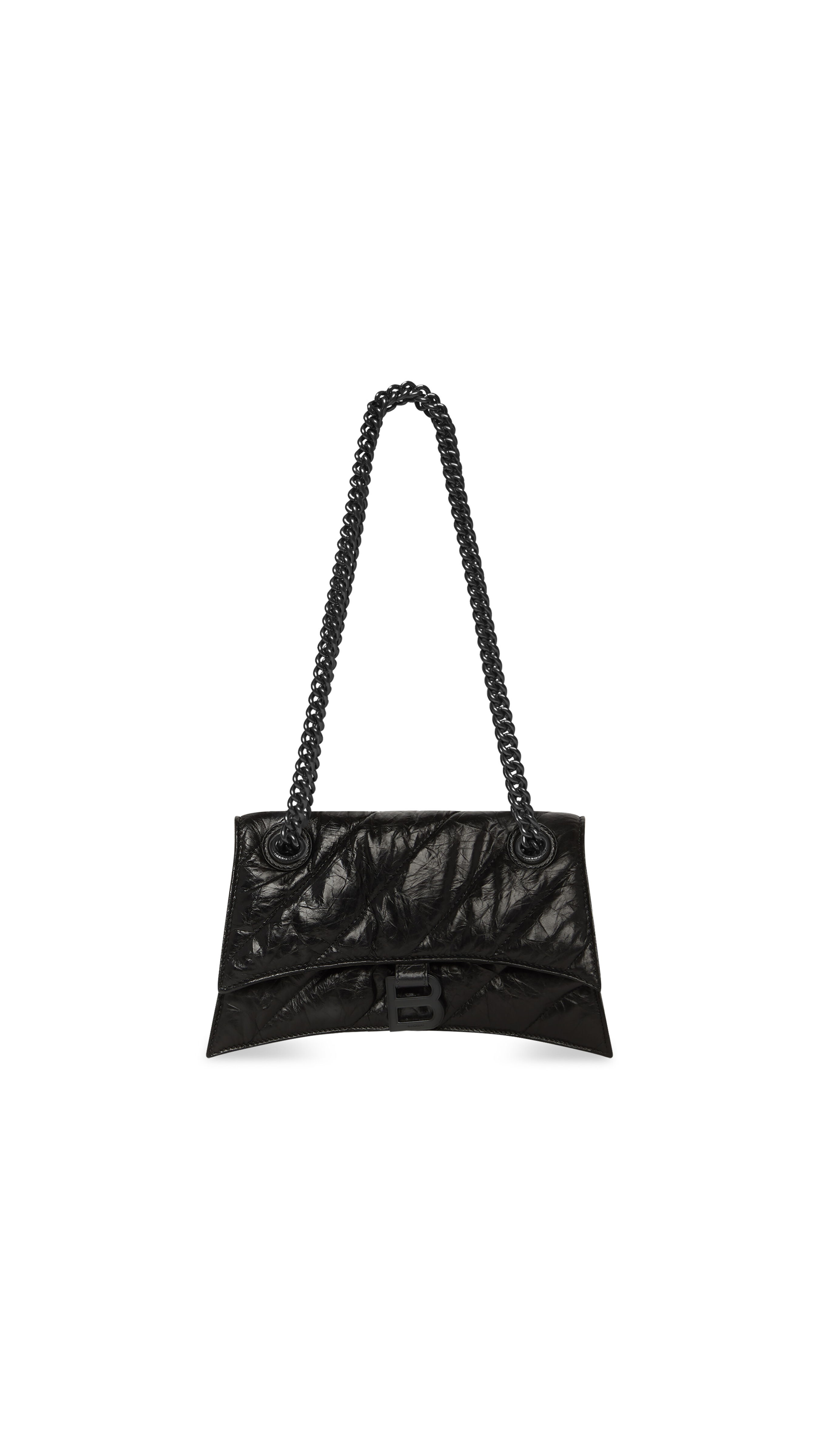 Women's Crush Small Chain Bag Quilted - Black