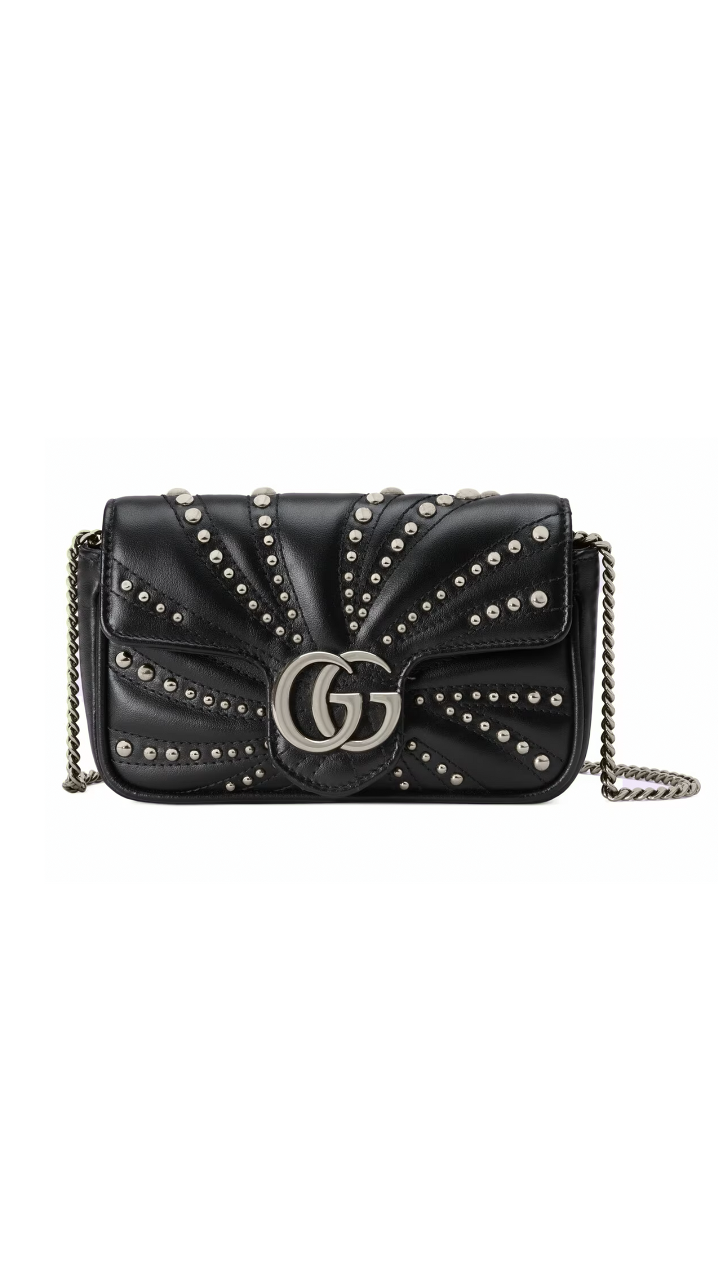 GG Marmont Matelassé Super Mini Bag - Black – Amuze