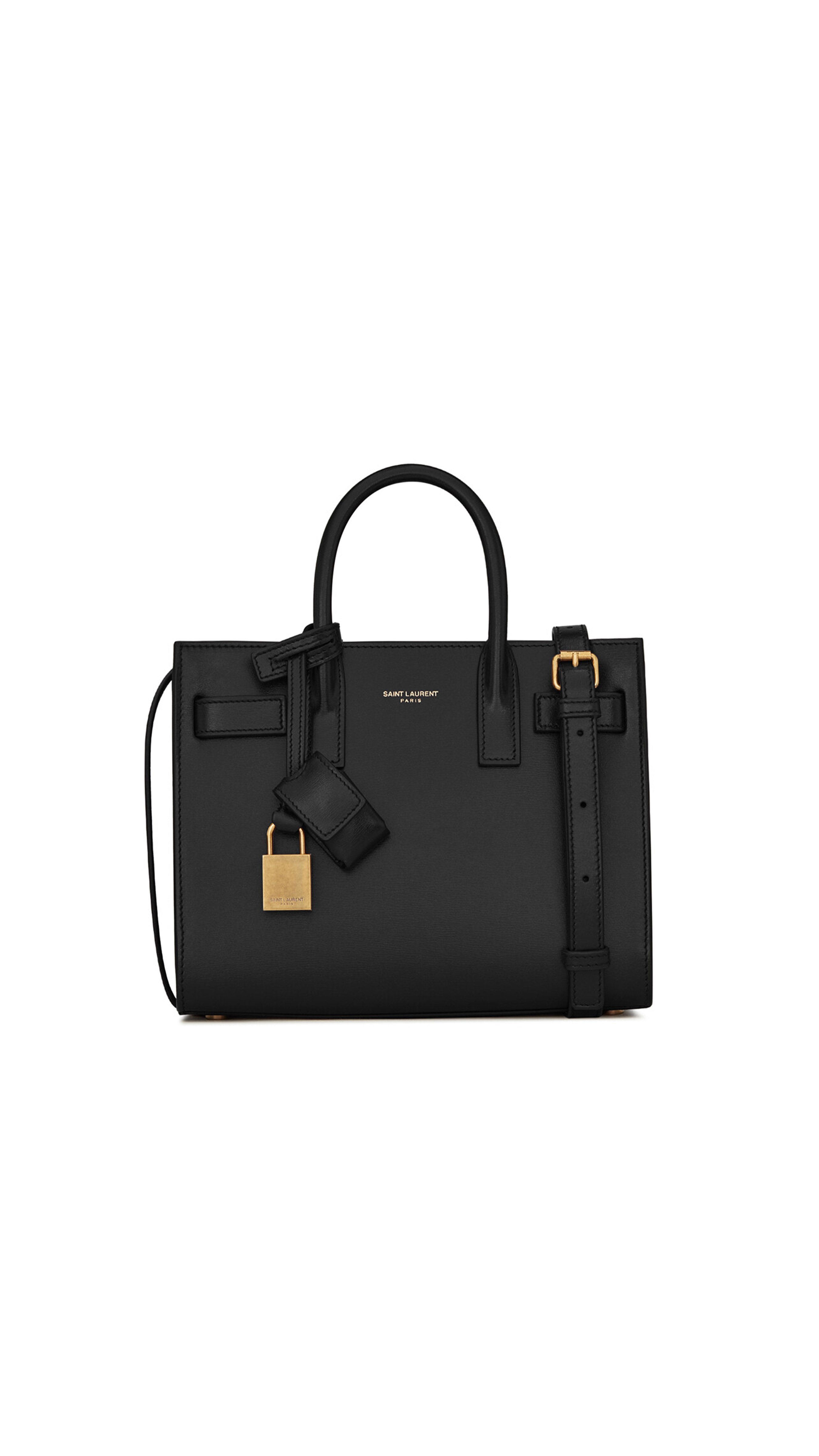 Sac de Jour Nano in Smooth Leather - Black