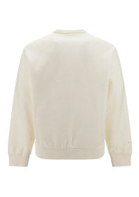 Embossed Logo Sweatshirt - White