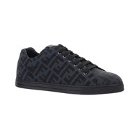 Tech Fabric Low-top Sneakers - Black