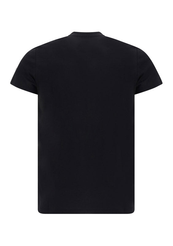 Cotton printed Balmain Paris logo T-shirt - Black