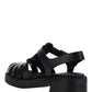 Sporty Foam Rubber Sandal - Black