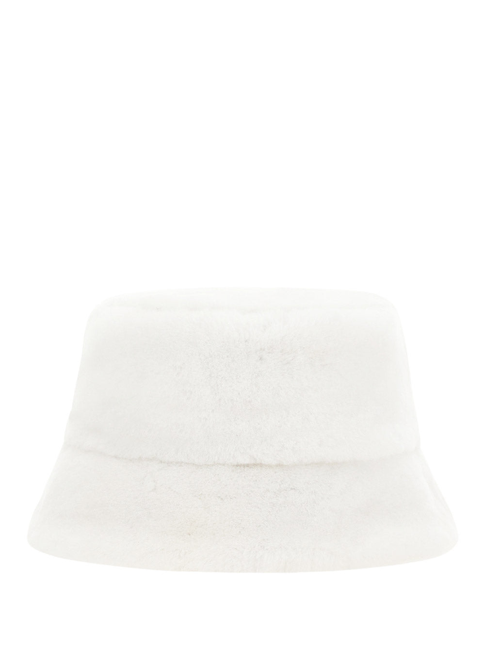 Shearling Bucket Hat - White