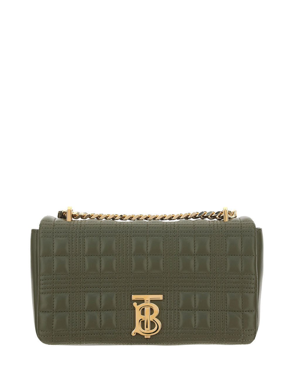 Small Quilted Lambskin Lola Bag - Dark Fern Green