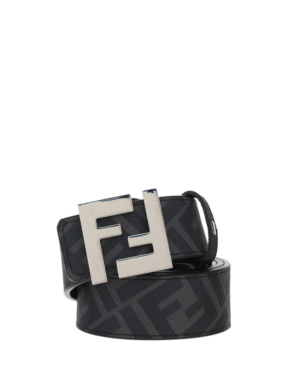 White Fendi Belt