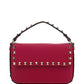 Rockstud Grainy Calfskin Pouch - Blossom