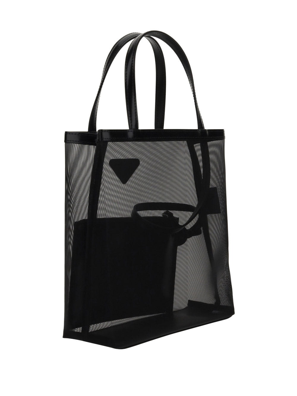 Small Mesh Tote Bag - Black