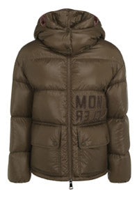 Short Abbaye Down Jacket - Mud Brown