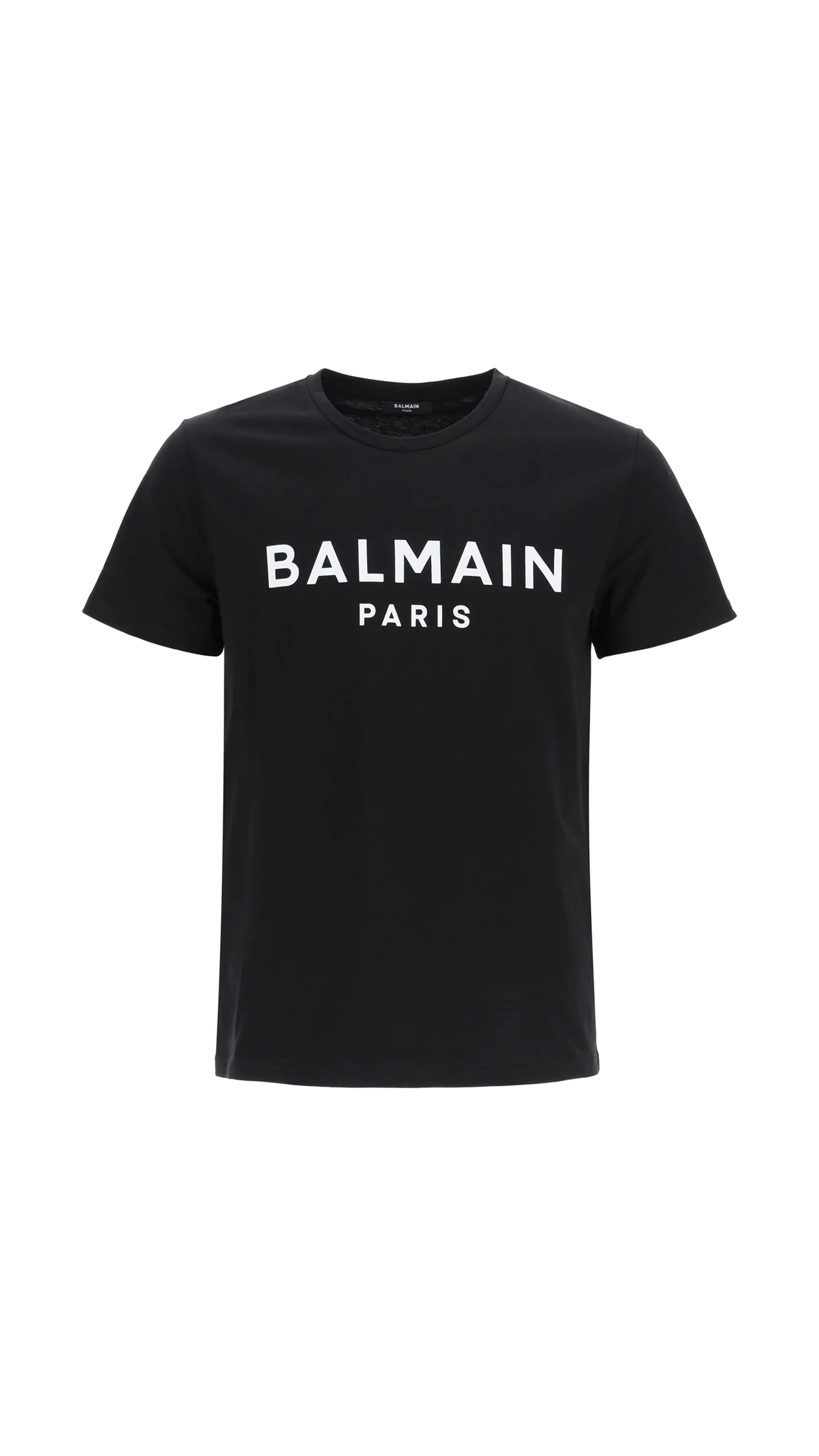 Balmain Paris Print T-Shirt - Black