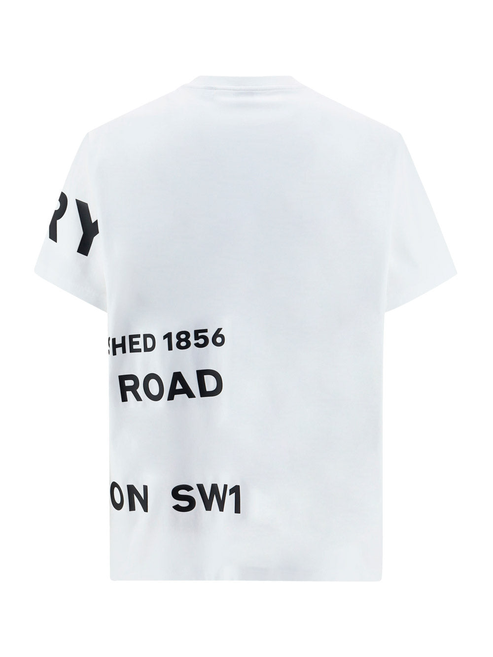 Horseferry Print Cotton Oversized T-shirt - White