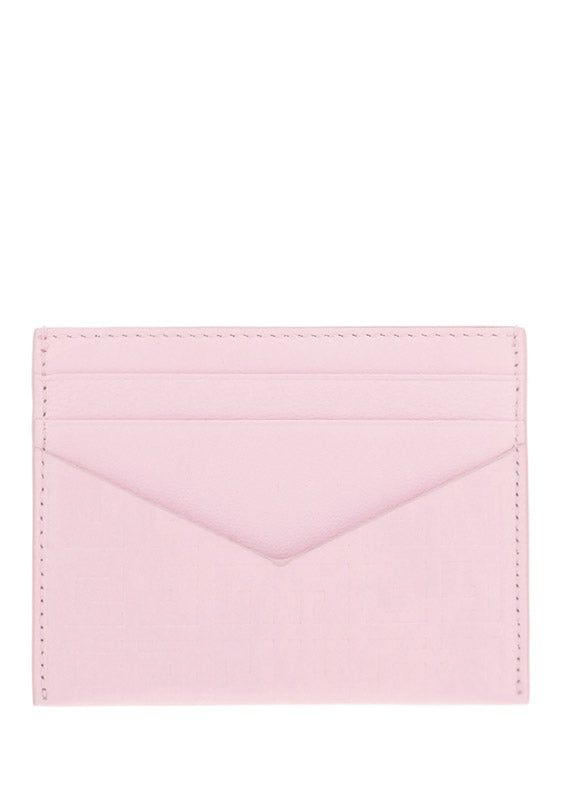 G Cut card holder in 4G leather- Pink