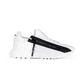 Spectre Low Runners Sneakers In Perforated Leather With Zip - White
