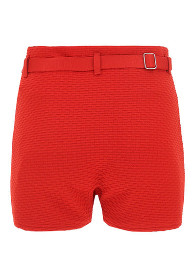 Jacquard Shorts - Red