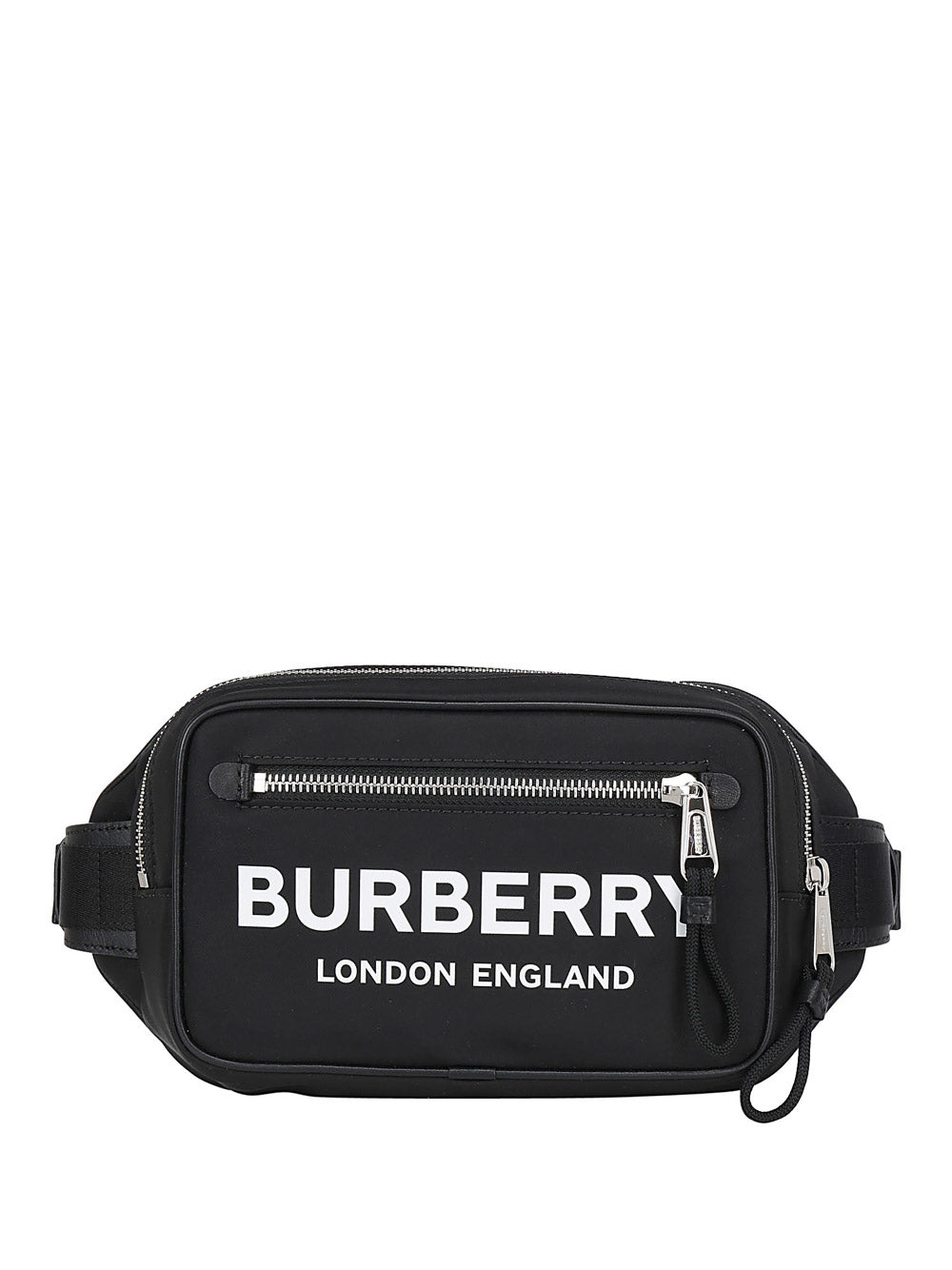 Logo Print Nylon Bum Bag - Black.