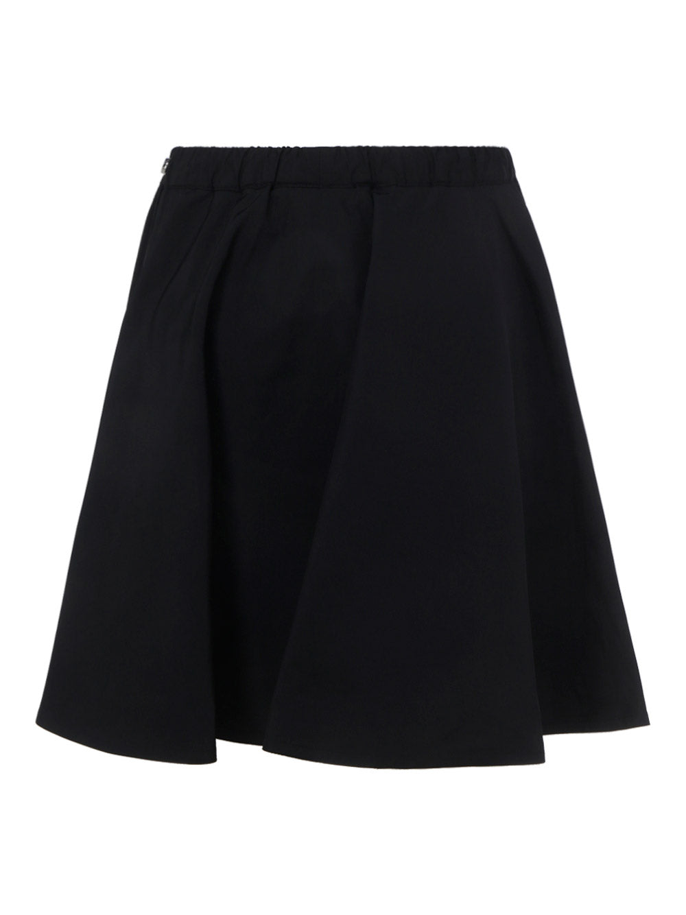 Gathered Mini Skirt - Black