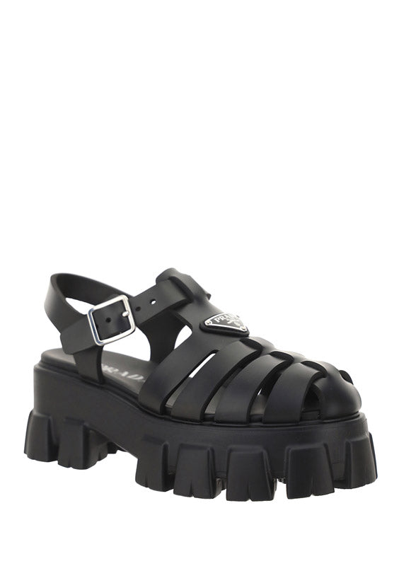 Foam Rubber Sandals - Black