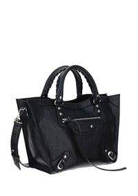 Neo Classic Upside Down Medium East-West Tote Bag - Black