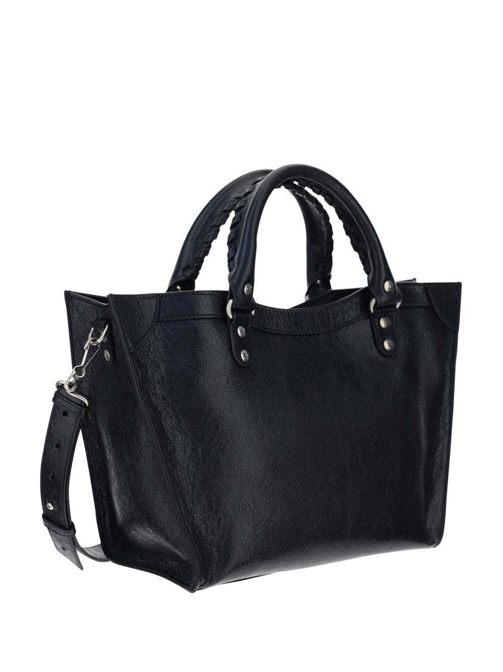 Neo Classic Upside Down Medium East-West Tote Bag - Black