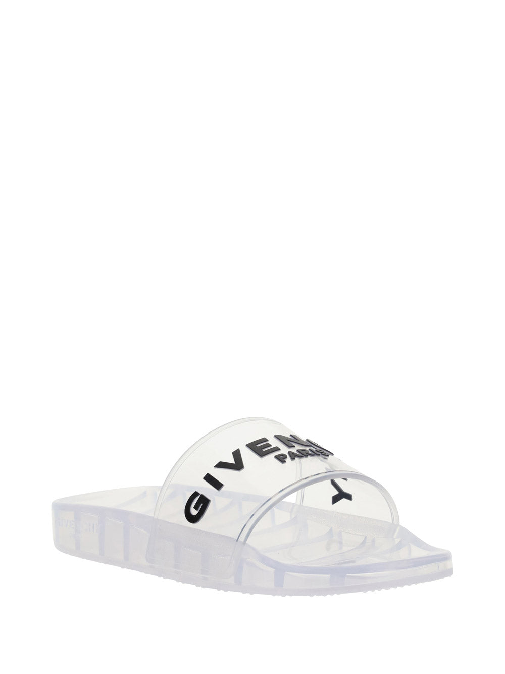 Flat Sandals in Rubber - Transparent