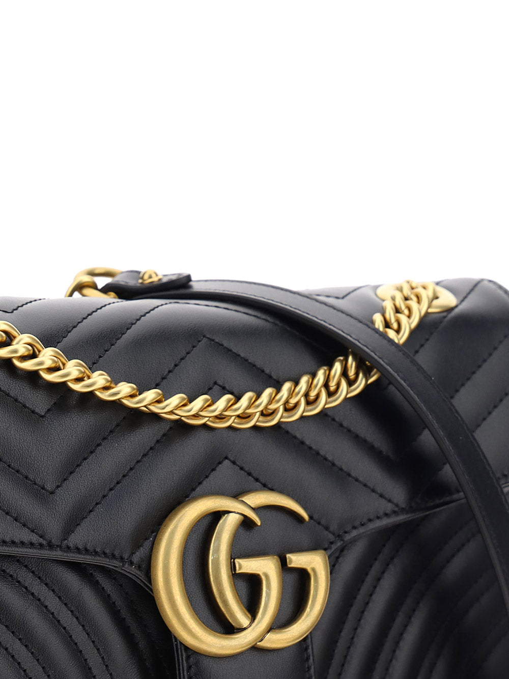 Gucci GG Marmont 2.0 Matelassé Leather Shoulder Bag - Black - One Size