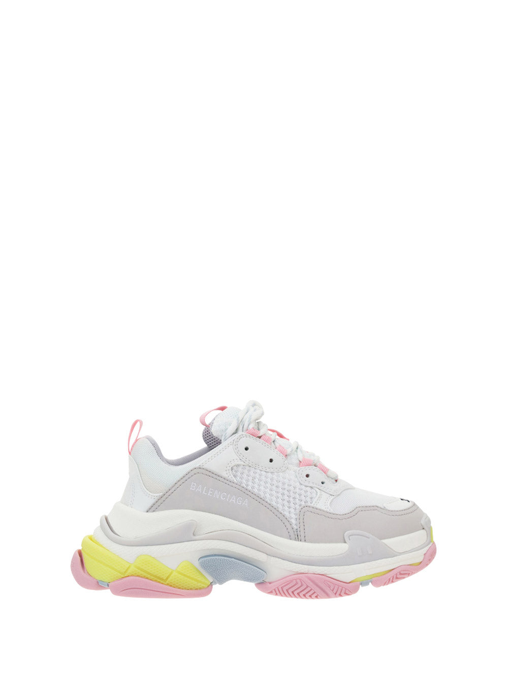 Triple S Sneakers - Grey/White/Light Yellow/Light Pink/Light Blue