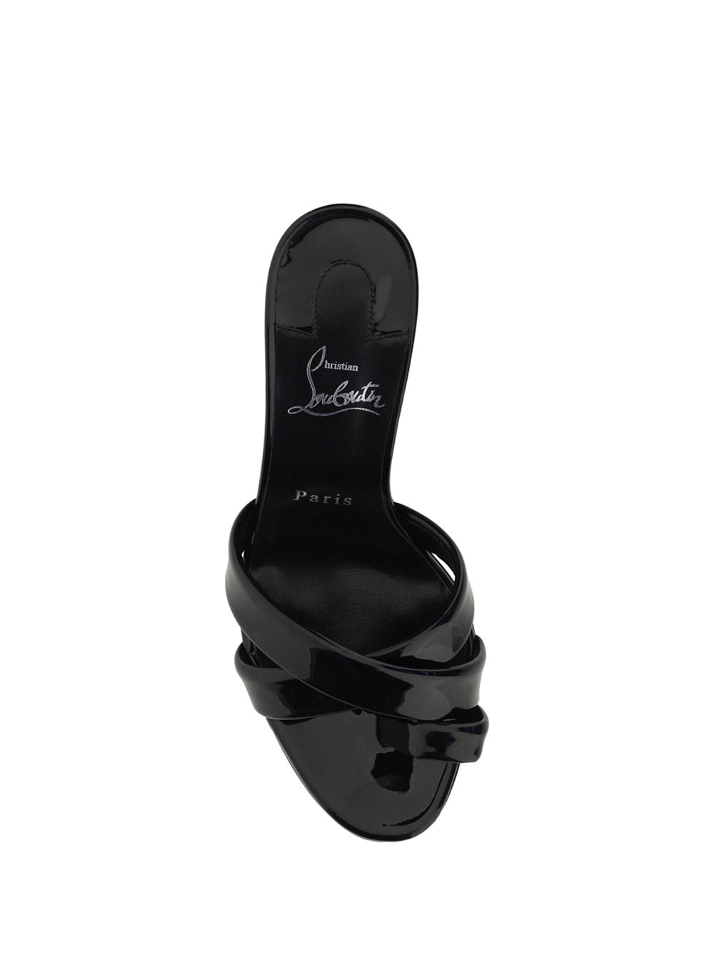 Simply Mule Sandal - Black / Patent