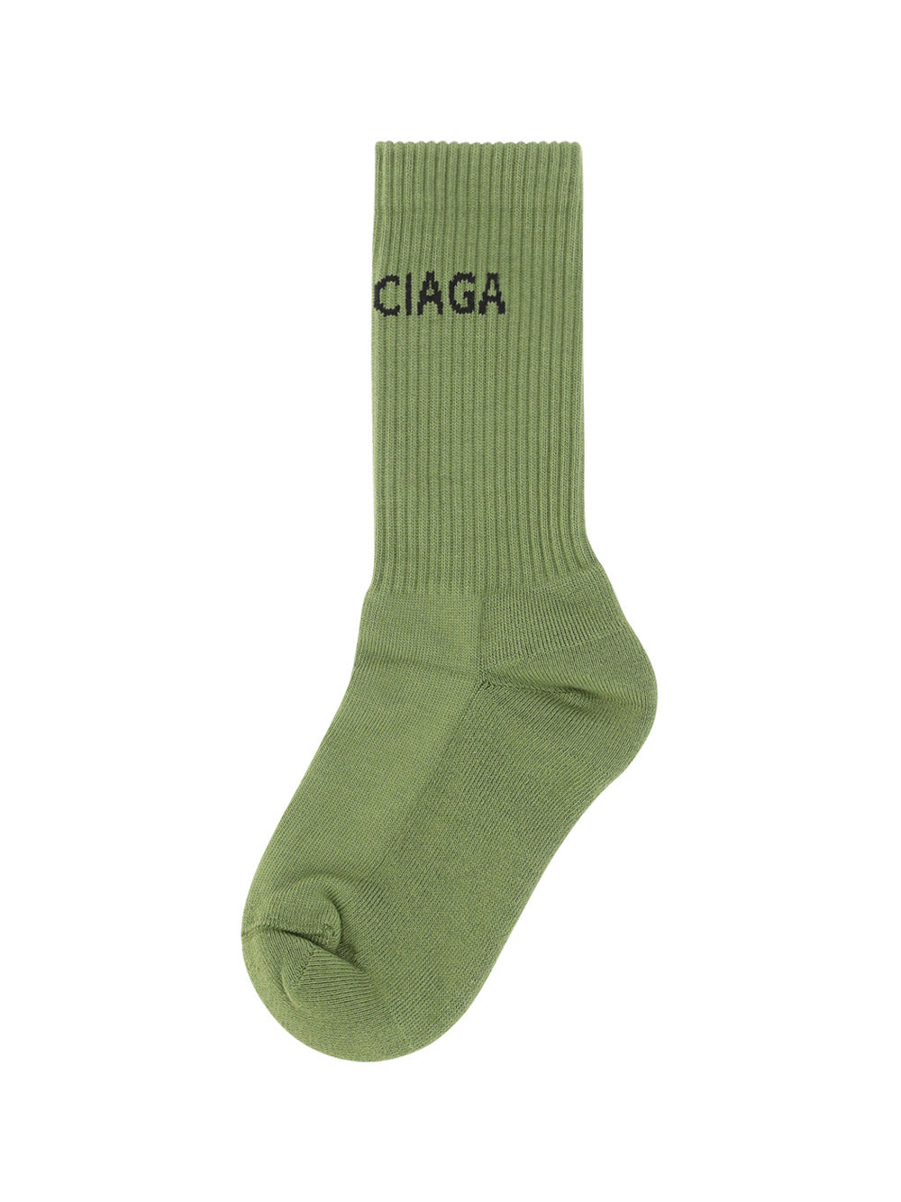 Balenciaga Tennis Socks - Olive Green