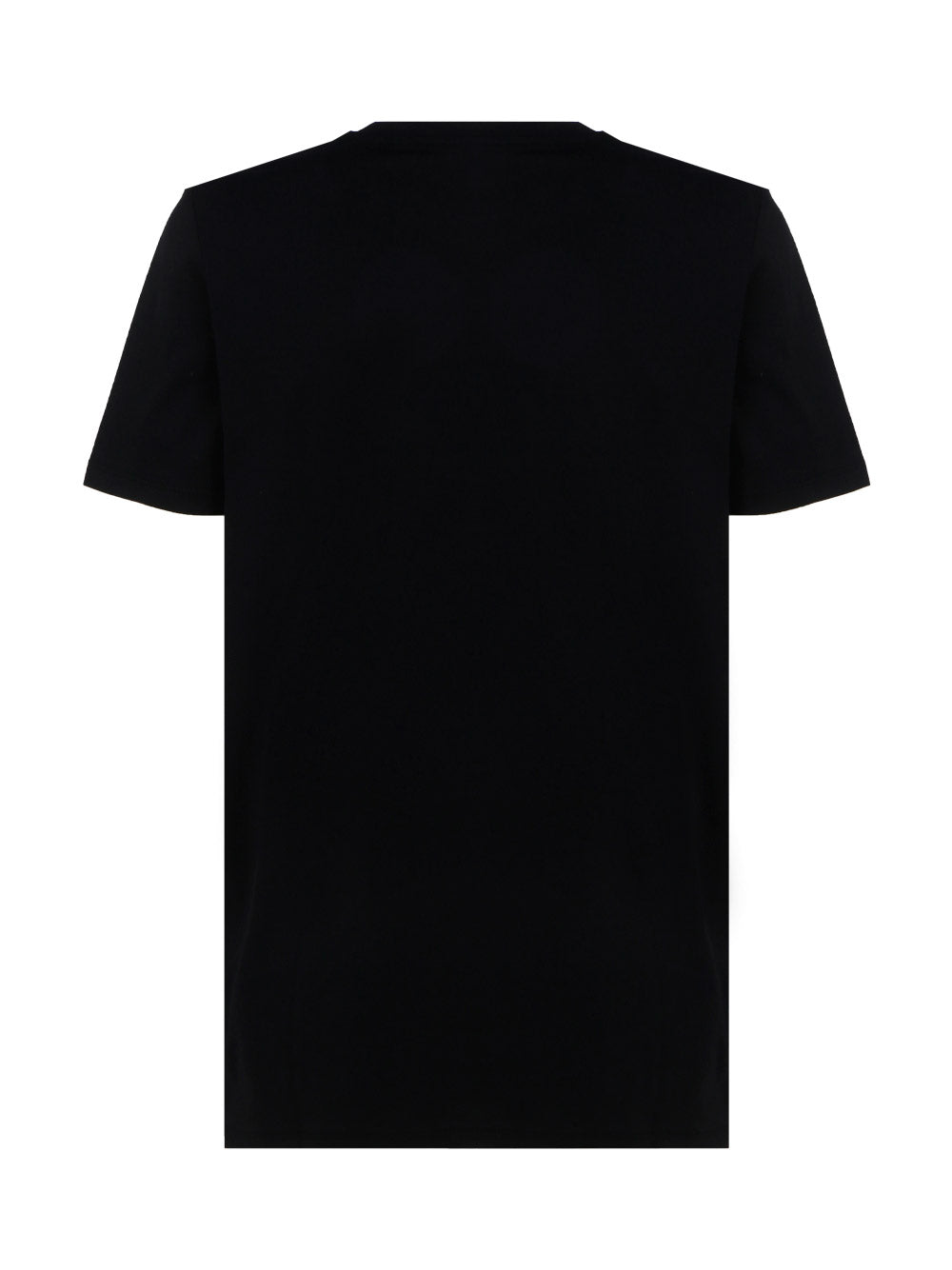 Eco-designed Cotton T-shirt With Logo Print - Black