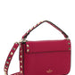 Rockstud Grainy Calfskin Pouch - Blossom