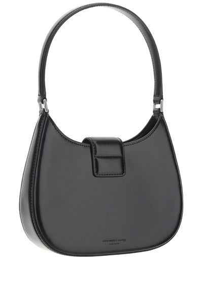 W Legacy Small Hobo In Leather - Black
