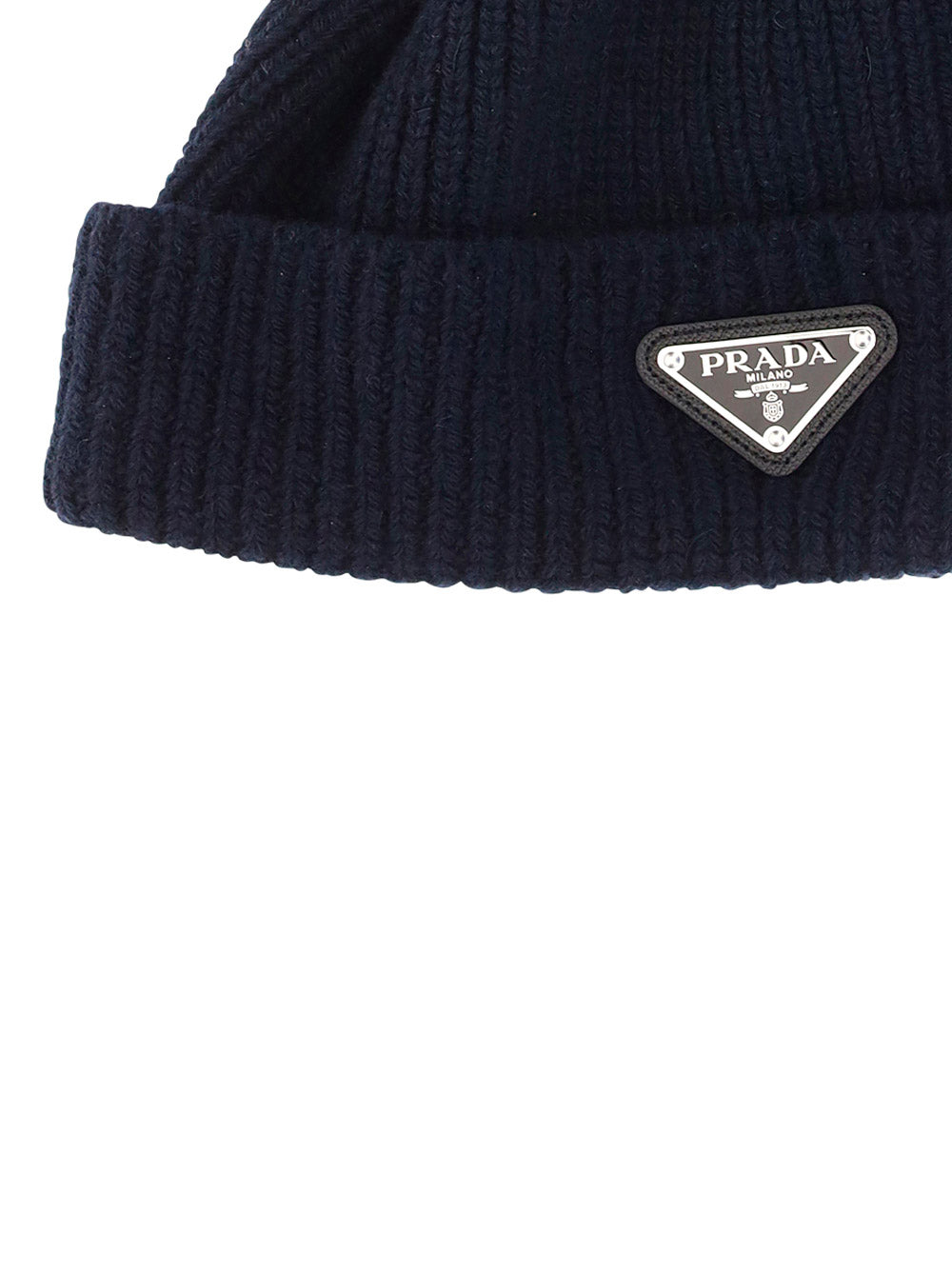 Wool and cashmere beanie - Navy