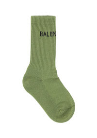 Balenciaga Tennis Socks - Olive Green