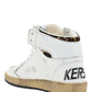 Sky Star Sneakers - White / Leopard