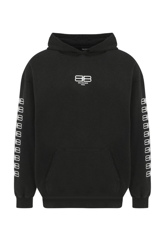 BB Paris Icon Hoodie Medium Fit - Black