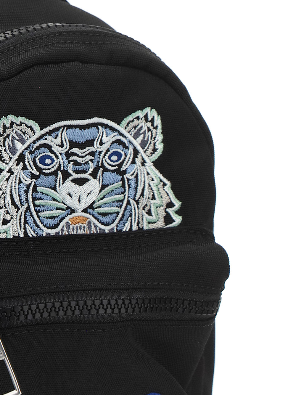 Mini Canvas Kampus Tiger Backpack - Black